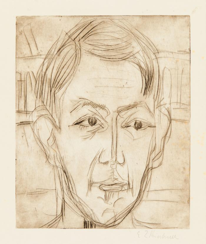 KOPF EINES JUNGEN MANNES (DR. HANS BÜTOW)