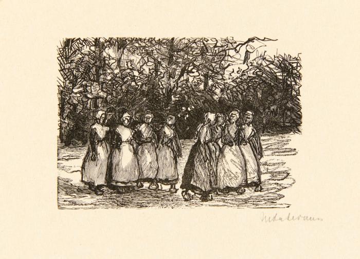 HOLLÄNDISCHE MÄDCHEN 1911 / BEI DER GEMÜSEHÄNDLERIN / SELBSTPORTRÄT 1917