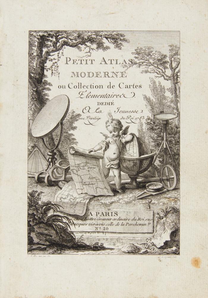 Petit Atlas moderne ou collection de cartes elémentaires. Dedié a la jeunesse.