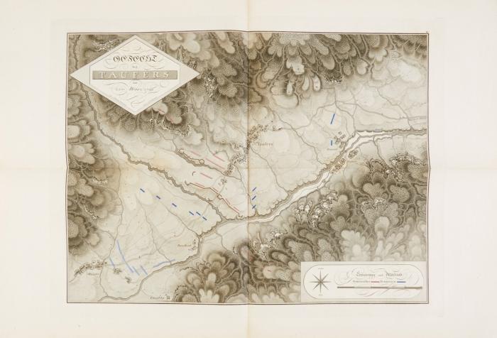 Geschichte des Feldzuges vom Jahre 1799 in Deutschland und in der Schweitz. - Daraus nur der Atlasband: Karten und Pläne zur Geschichte des Feldzuges vom Jahre 1799 ...