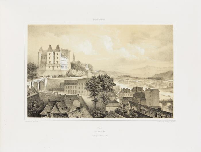 Vues des Pyrénées. Album pittoresque des Pyrénées. Dessin d'après nature et lithographique.