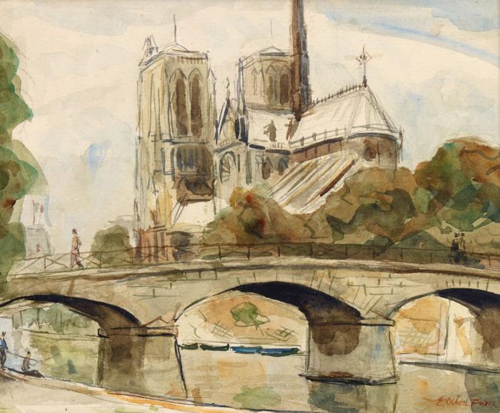 NOTRE-DAME DE PARIS VON SÜDOSTEN