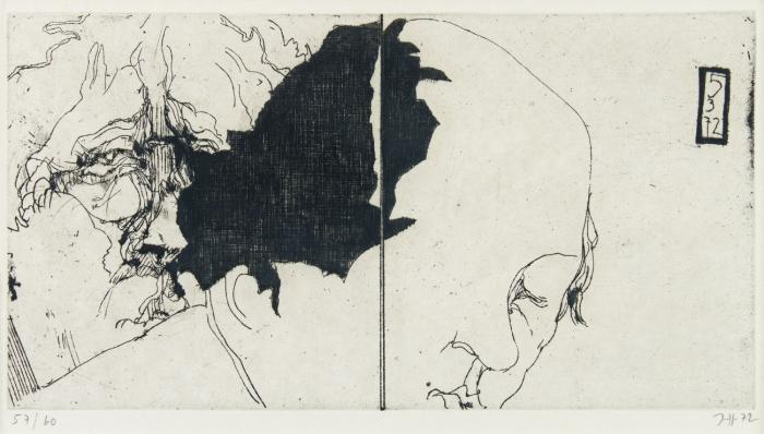 OHNE TITEL (ZU: SUBVERSIONEN) 1972 / OHNE TITEL (ZU: FORSCHLAND)