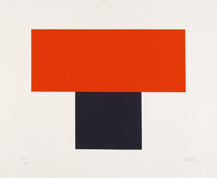 RED-ORANGE OVER BLACK