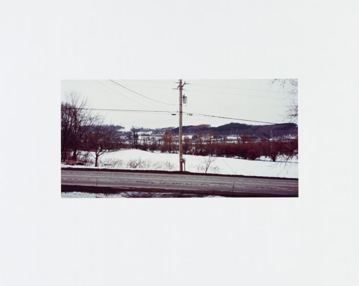 VIEW FROM HOLLIS FRAMPTON'S HOUSE IN EATON, NEW YORK