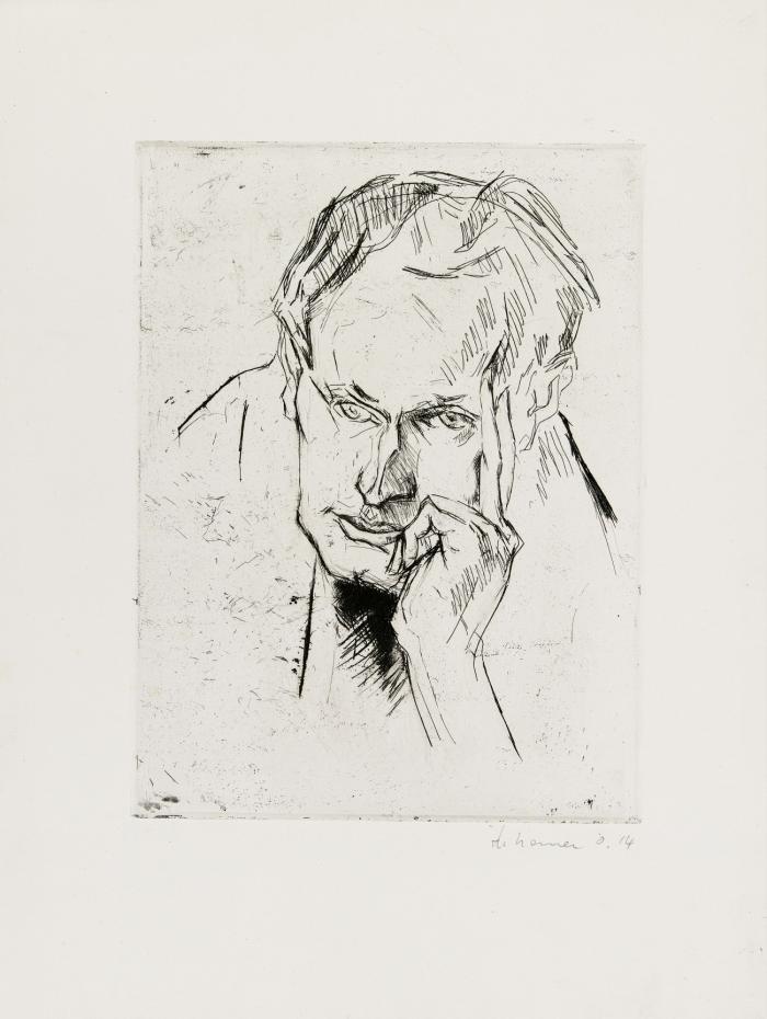 BILDNIS ERICH HECKEL