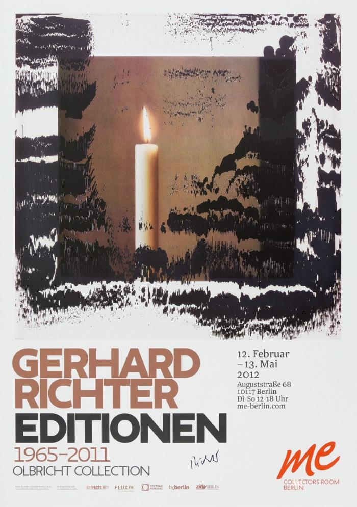 GERHARD RICHTER EDITIONEN 1965 - 2011 OLBRICHT COLLECTION (KERZE II 1989)
