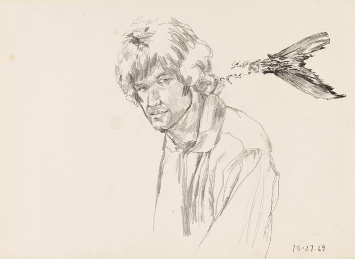 OHNE TITEL (PORTRÄT EDWIN KLEIN 10.27.69)