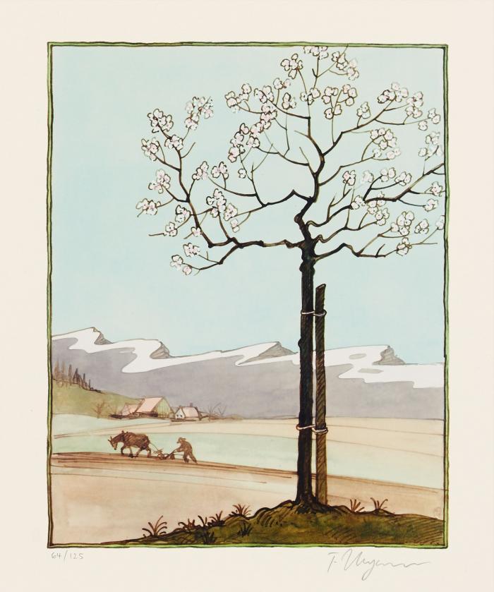 OHNE TITEL (ALTES PAAR IN ABENDGAERDEORBE / HALBNACKTE KARUSSELLFAHRERIN / KINDER IM WASCHZUBER / BOOTSFAHRT AUF ALPENSEE ETC.)