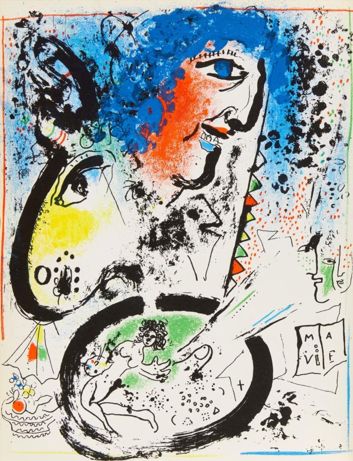 Chagall Lithograph. Bände I-VI.