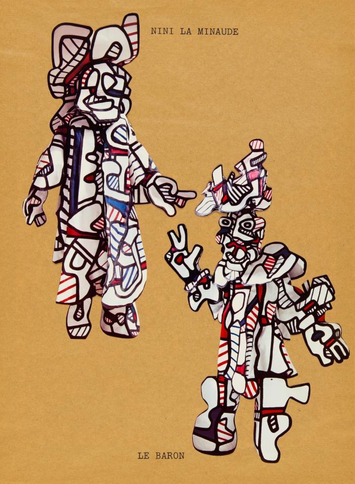 Jean Dubuffet. Coucou Bazar. Bal de l'horloupe.