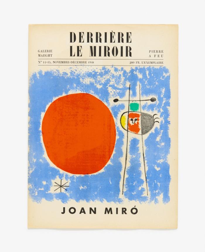 DERRIÈRE LE MIROIR. 3 Hefte der Reihe.