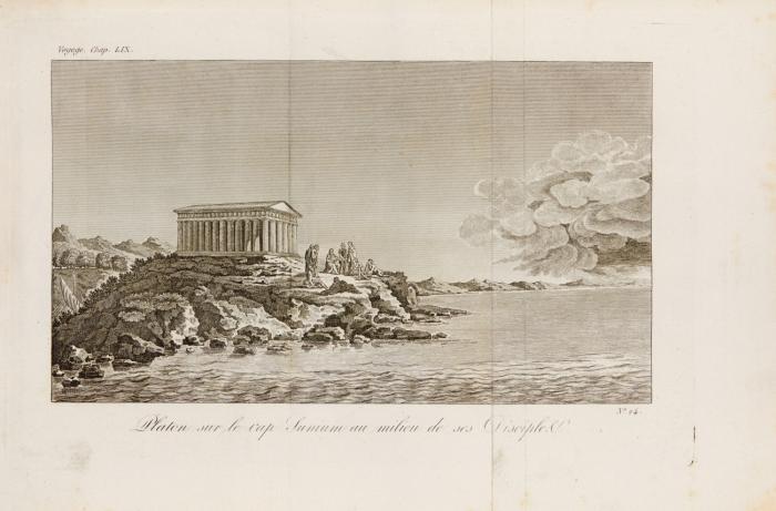 Voyage d'Anacharsis en Grèce. 7 Textbände u. 1 Atlasband.