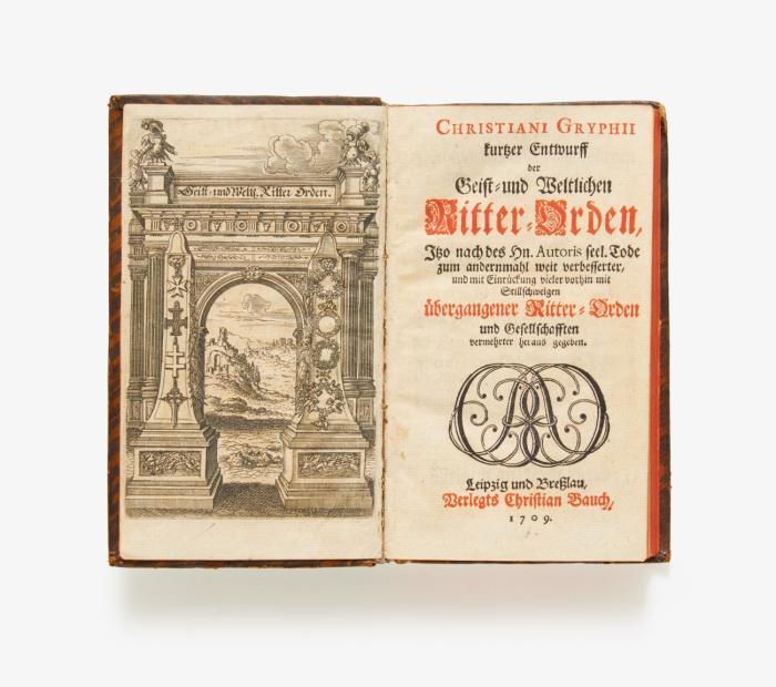 Kurtzer Entwurff der geist- und weltlichen Ritter-Orden, itzo nach des Hn. Autoris seel. Tode zum andernmahl weit verbesserter, und  ...vermehrter heraus gegeben (von Christian Stieff).