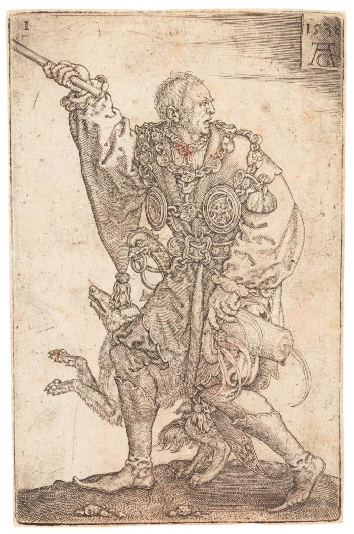 Adam und Eva bei der Arbeit. 1540 / Große Hochzeitstänzer, Blatt 1-3  1538 / Tanzende nackte Kinder 1532-33.