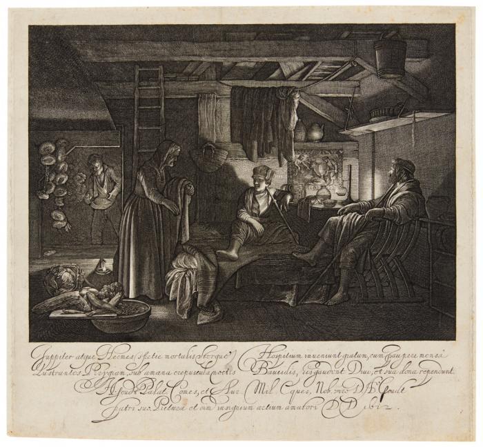 Jupiter und Merkur im Hause von Philemon und Baucis.