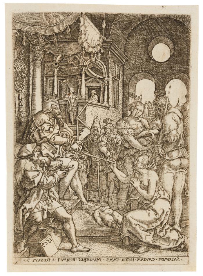 Salomons Urteil, 1569 / Die Steinigung der beiden Alten (Geschichte der Susanna), 1570.