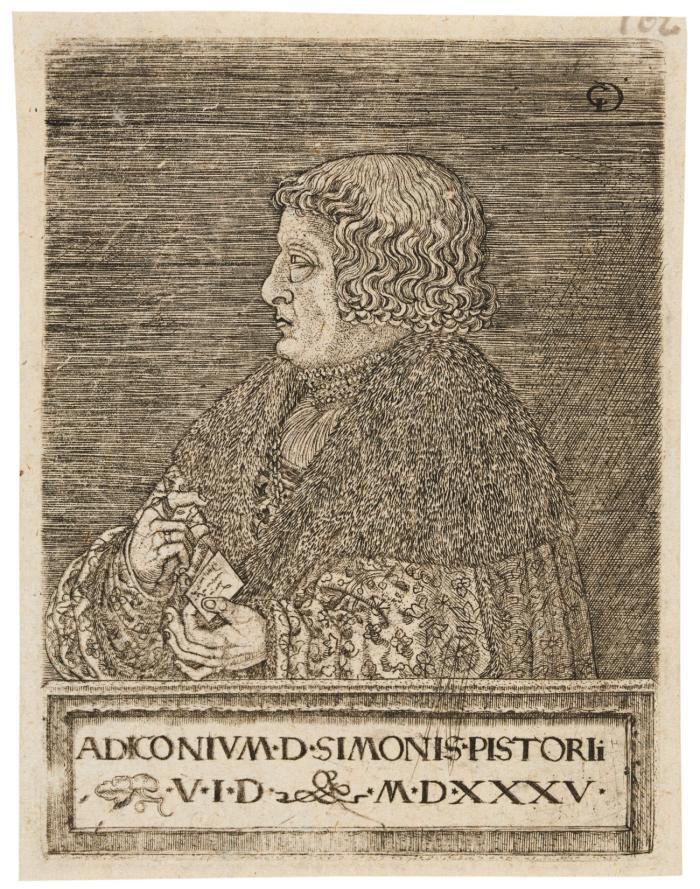Bildnis des Simon Pistorius.