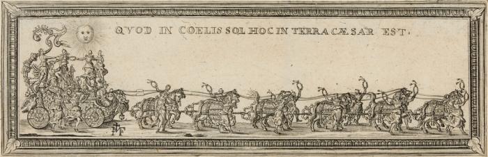 Triumphwagen des Kaisers Maximilian I. (Quod In Coelis Sol Hoc IN Terra Caesar Est).