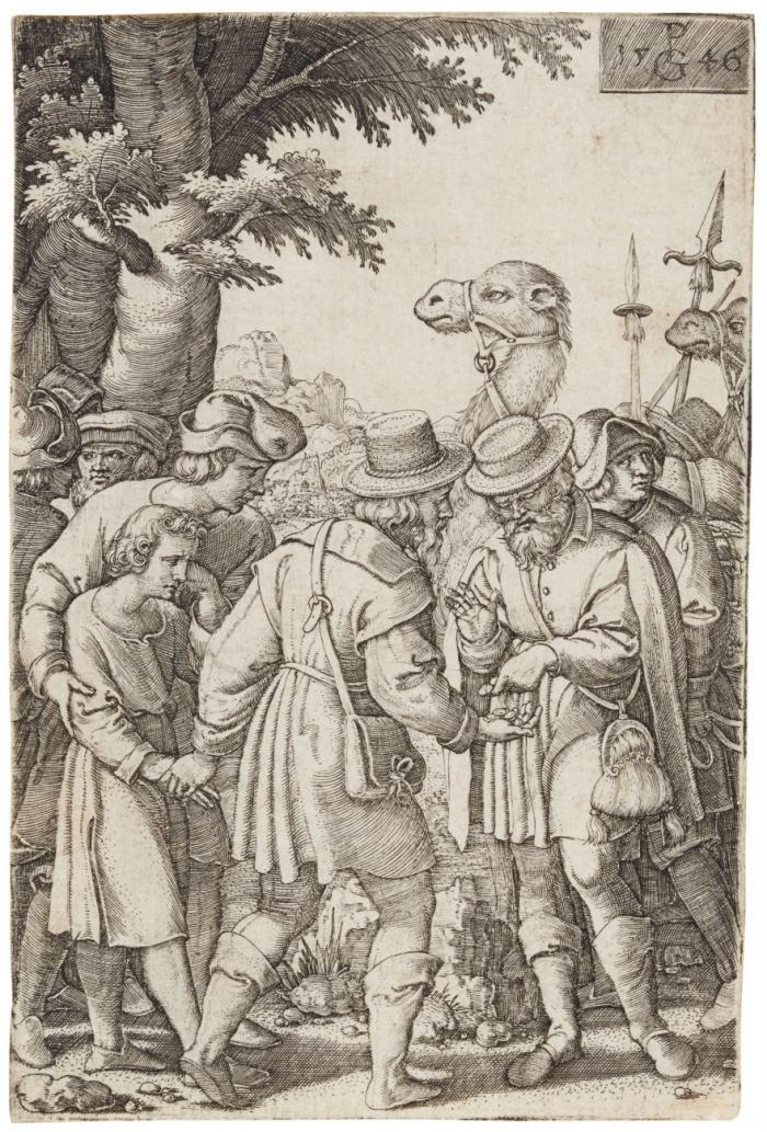 Joseph wird an die Kaufleute verkauft.