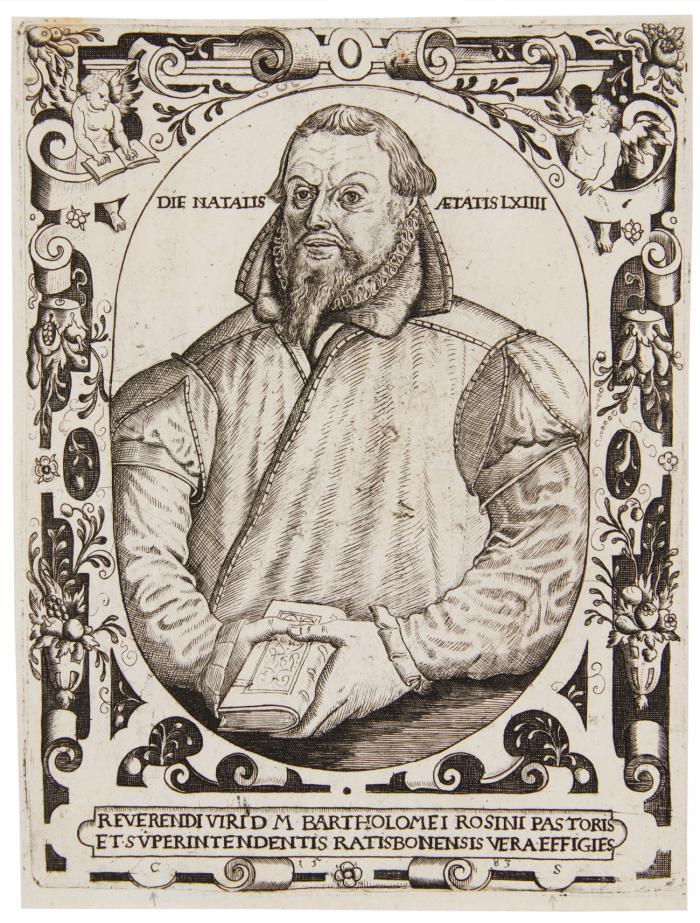 Bildnis des Bartholomäus Rosinus.