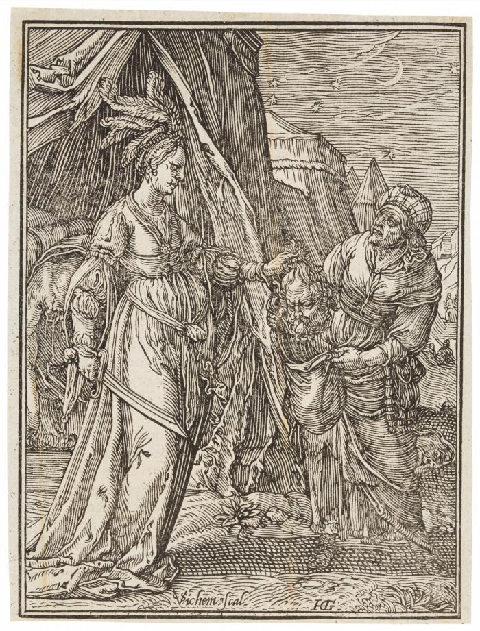 Judith mit dem Haupt des Holofernes.