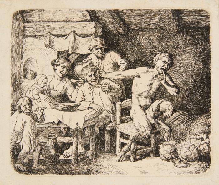 Der Satyr beim Bauer. 1764 / Die wandernden Musikanten, 1769.