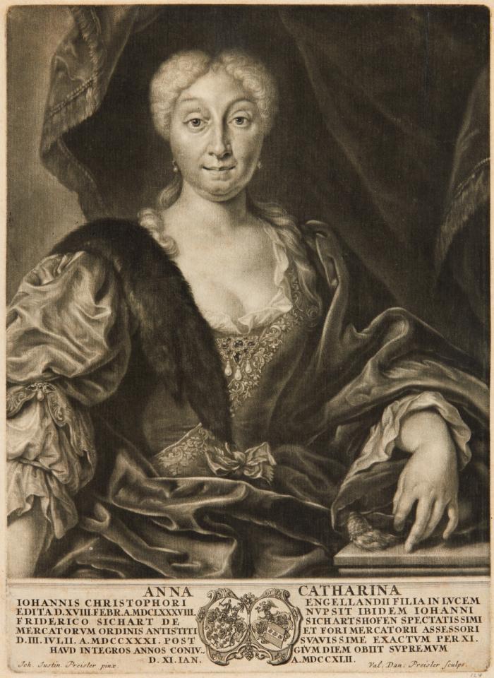 Bildnis der Anna Catharina Sichart von Sichartshofen.