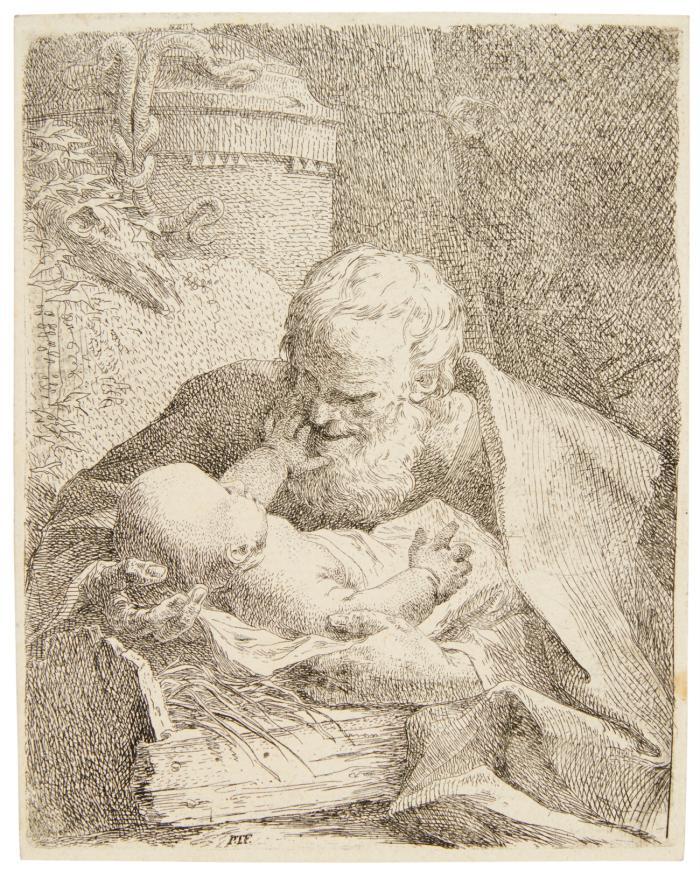 Hl. Joseph mit dem Jesuskind.