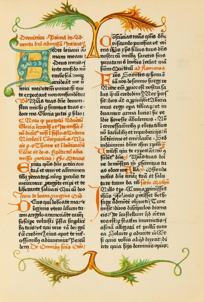 Missale Pragense z roku 1479 (Missale Pragense of 1479).. - Faksimile und Kommentarheft von Zdenek Václav Tobolka.