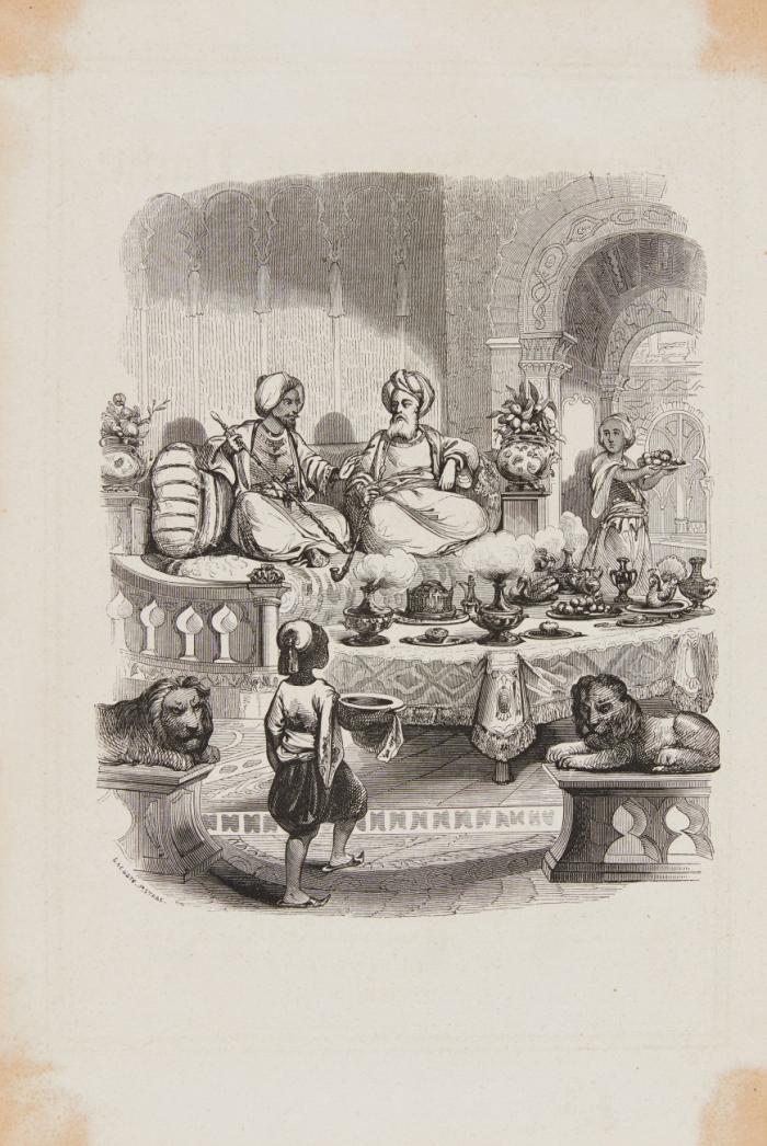 Tausend und eine Nacht. Arabische Erzählungen. Zum Erstenmale aus dem arabischen Urtext treu übersetzt von Dr. Gustav Weil. Hrsg. v. August Lewald.