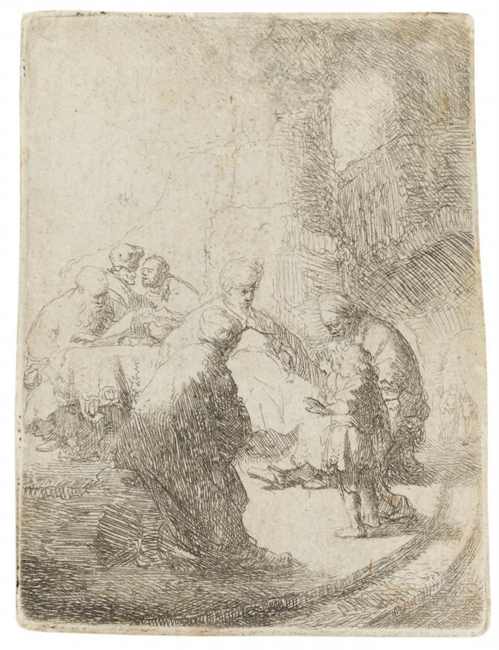 Christus als Knabe unter den Schriftgelehrten.