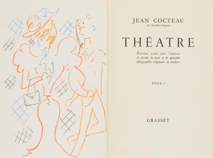 Théâtre. Édition ornée par l'auteur de dessins in texte et de quarante lithographies originales en couleurs. 2 Bde.