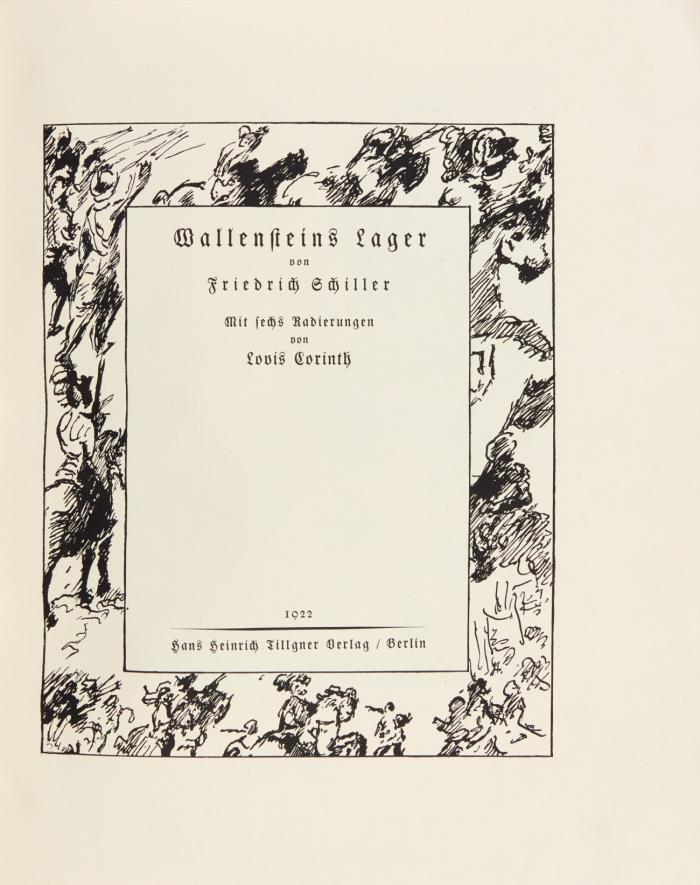 Wallensteins Lager.