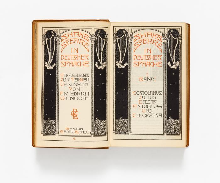 Shakespeare in deutscher Sprache. Hrsg., zum Teil neu übersetzt von Friedrich Gundolf. 10 Bde.