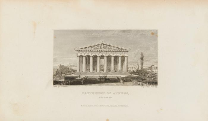 Select views in Greece. With classical illustrations. 2 Bde. in 1.