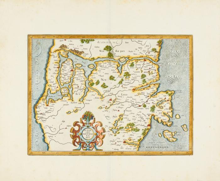 Nordjütland. Iutia Septentrionalis, mit Aarhus und Aalborg.