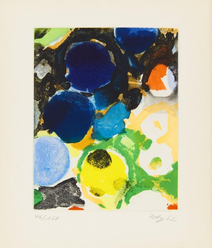E. W. Nay. 60 Jahre. Museum Folkwang Essen. Ausstellung 15. September bis 21. Oktober 1962.