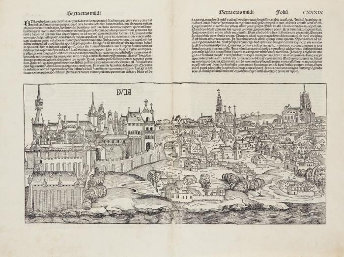 Budapest. BUDA. Gesamtansicht.