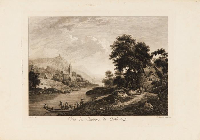 Koblenz. – Ière Vue des Environs de Coblentz / IIème Vue des Environs de Coblentz / Vue des Environs de Coblentz.