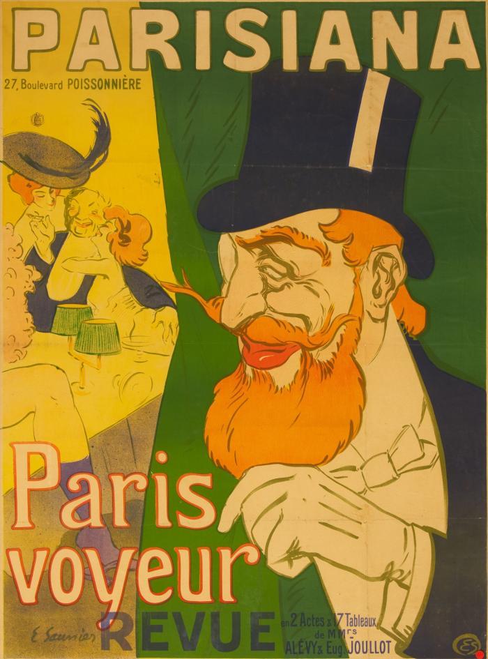 Plakat. – Parisiana - Paris Voyeur Revue