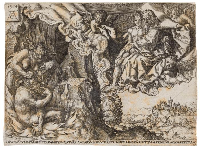 Gleichnis von Lazarus und dem reichen Mann.