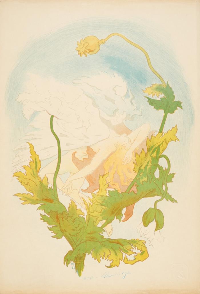 L'Opium (aus: L'Estampe originale Album VII).
