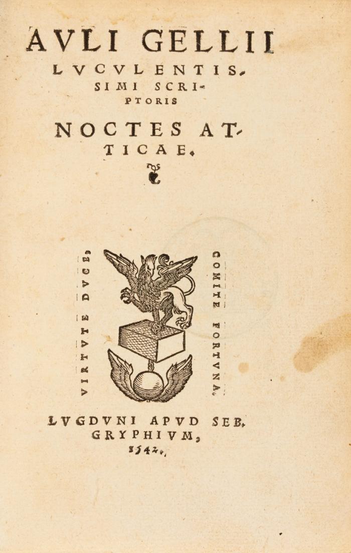 Noctes atticae.