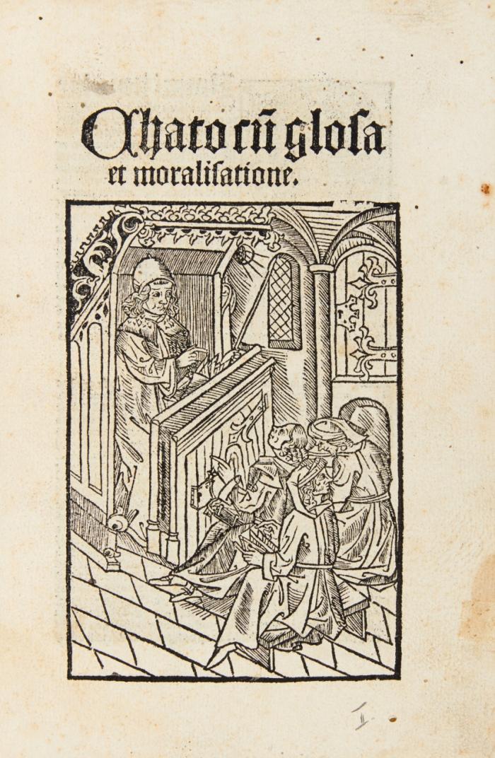 Chato cu(m) glosa et moralisatione.