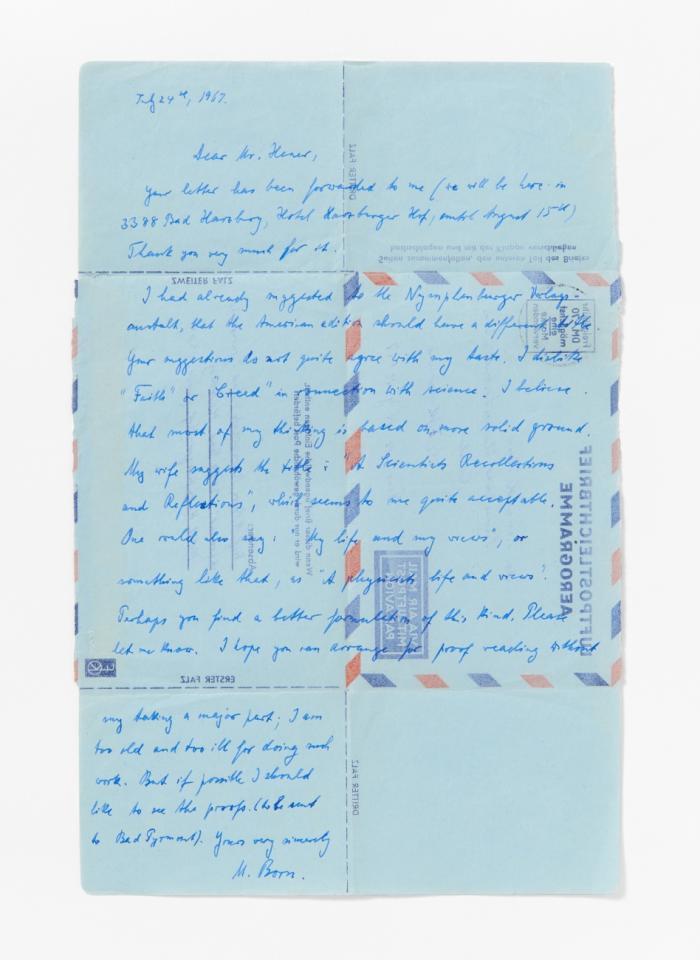E. Brief m. U.;