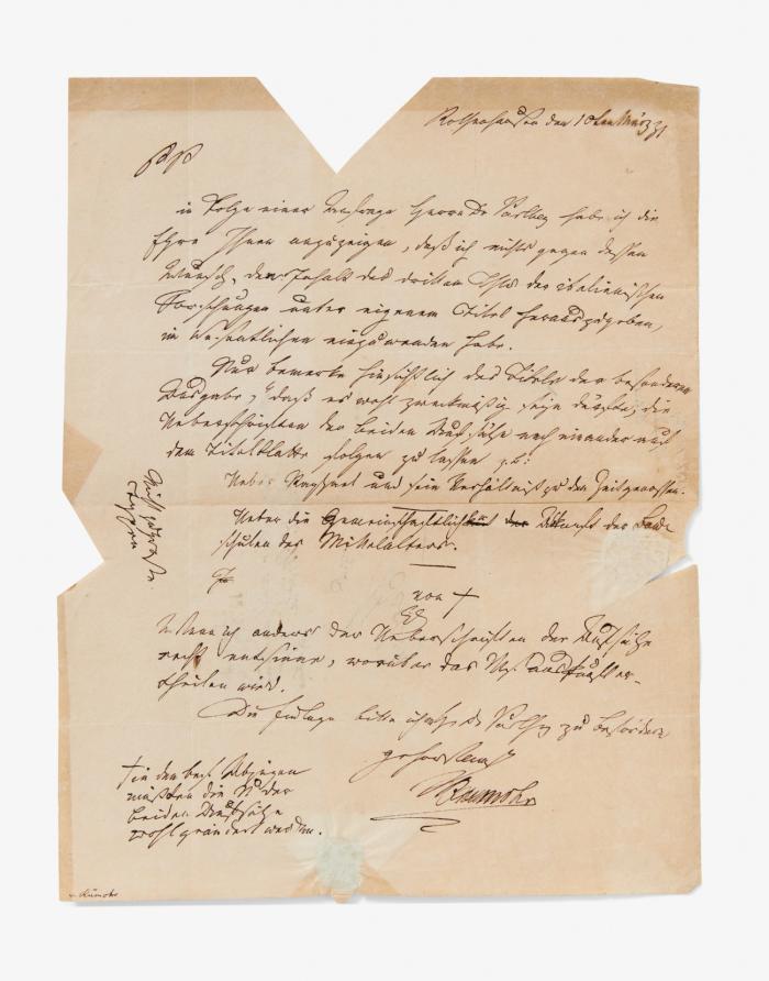 E. Brief m. U.;