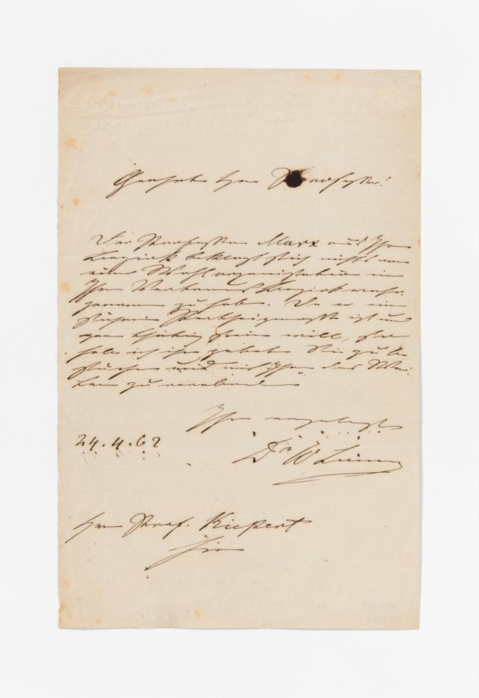 E. Brief m. U.;