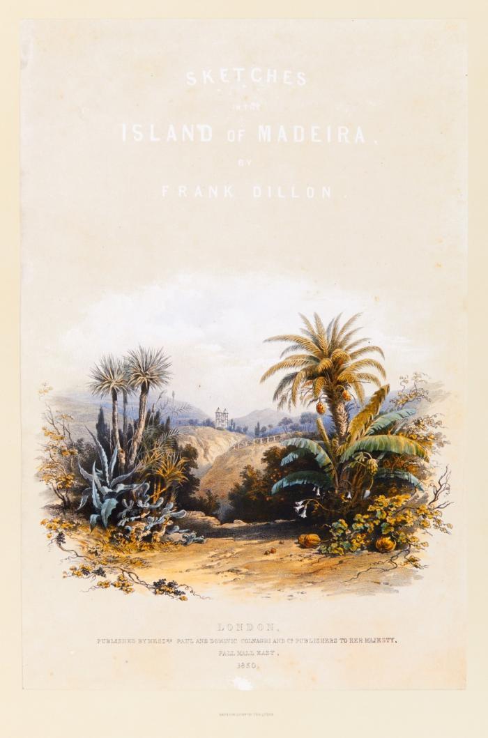 Sketches in the island of Madeira. Faksimile der Ausgabe London 1850.