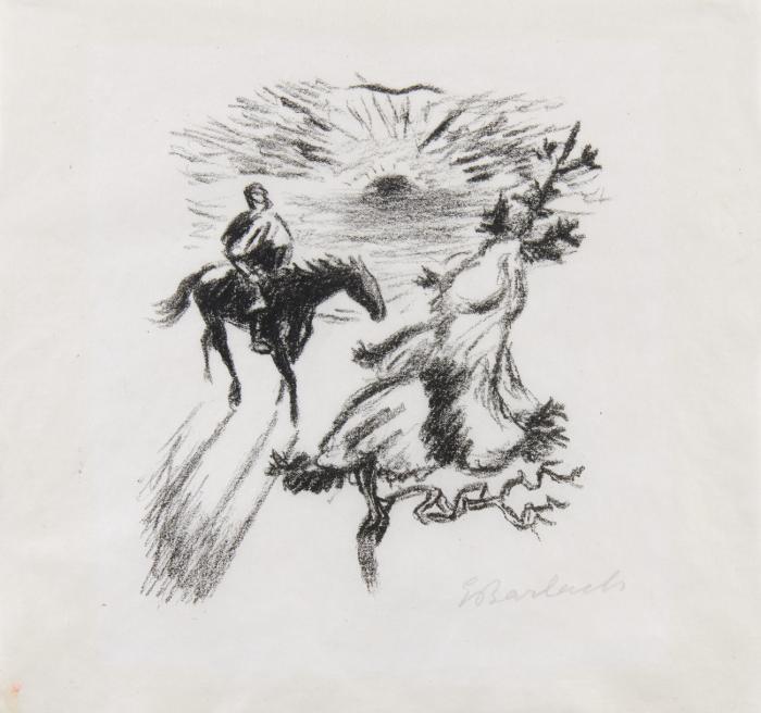 HARZREISE IM WINTER I (EINSAMER REITER)